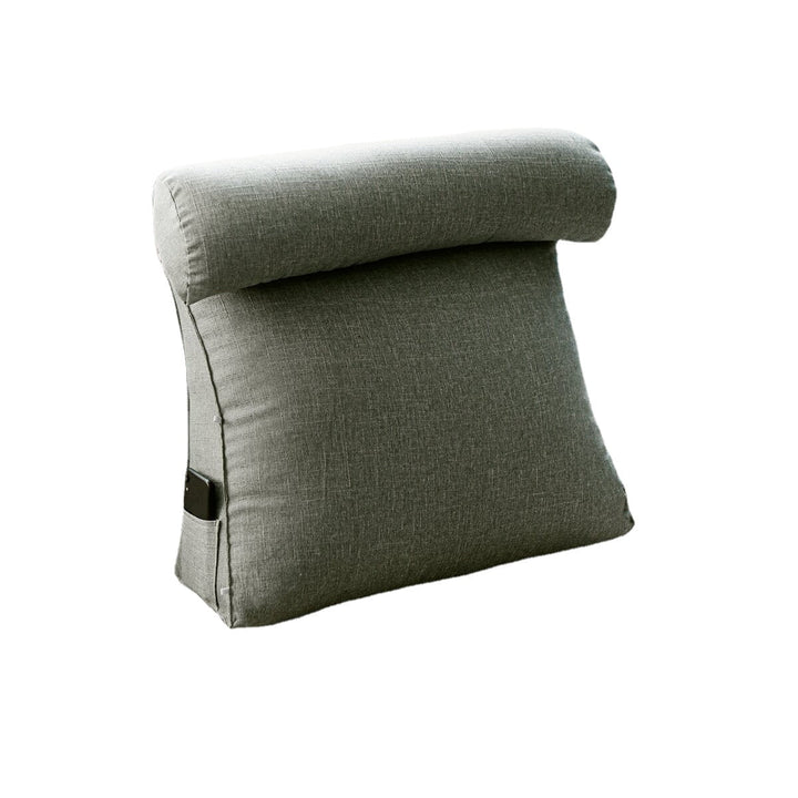 Back Wedge Cushion Adjustable Slub Triangle Soft Support Pillow 45x45x20CM Image 2