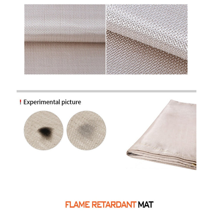 Barbecue Fire Mat Camping Fireproof Cloth Picnic BBQ Heat Insulation Pad High Temperature Anti-Scald Flame Retardant Image 6