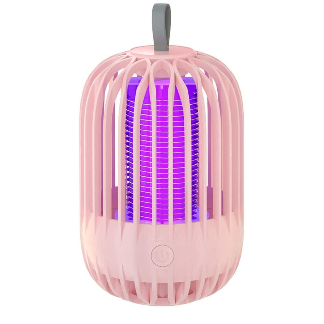 Battery-Powered Mosquito Killer Lamp - Electric Zapper and Night Light Image 1