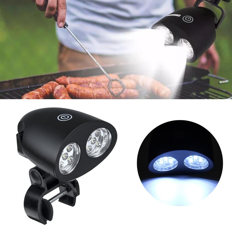 BBQ Grill Light Camping Picnic Durable Super Bright 10 Led Battery Powered Barbecue Lamp Image 2