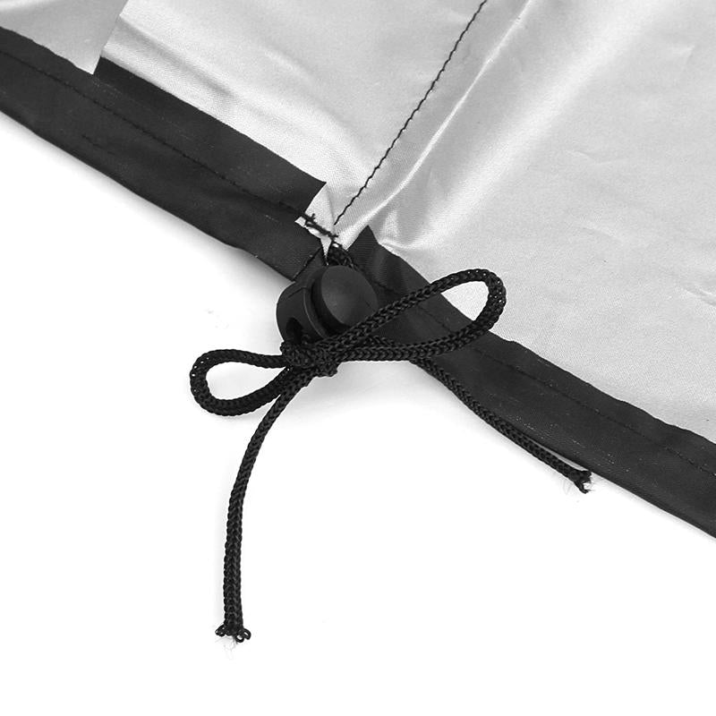 Black Waterproof BBQ Cover Outdoor Rain UV Proof Canopy Dust Protector BBQ Mat Accessories Image 4