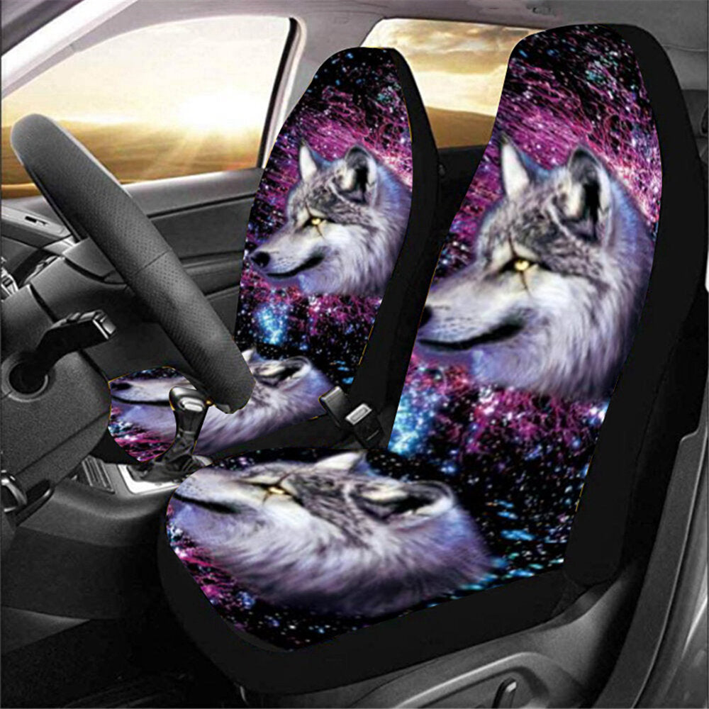 Car Seat Cover Universal Polyester Fiber Single Seat Full Set Automotive Interior Seat Protector Cushion Car Supplies Image 2