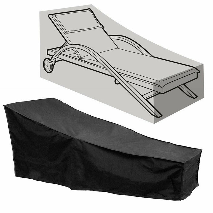 Chaise Lounge Chair Cover Waterproof Patio Furniture Protection Outdoor Image 5