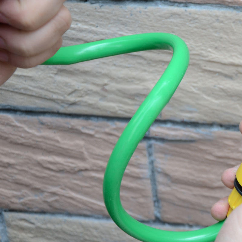 Coiled Wash Down Hose with Nozzle Flexible Portable Expandable Garden Water Hose With Nozzle Image 4