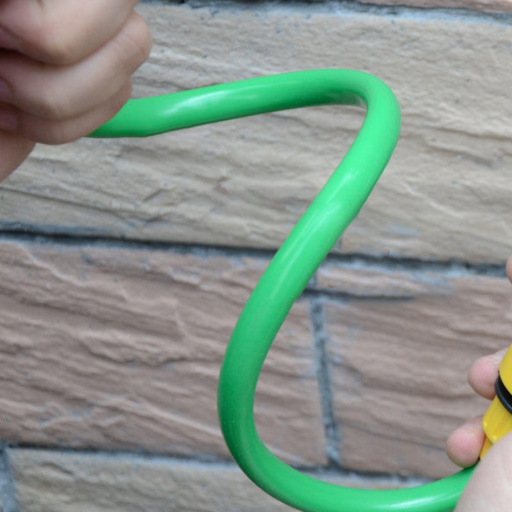 Coiled Wash Down Hose with Nozzle Flexible Portable Expandable Garden Water Hose With Nozzle Image 4