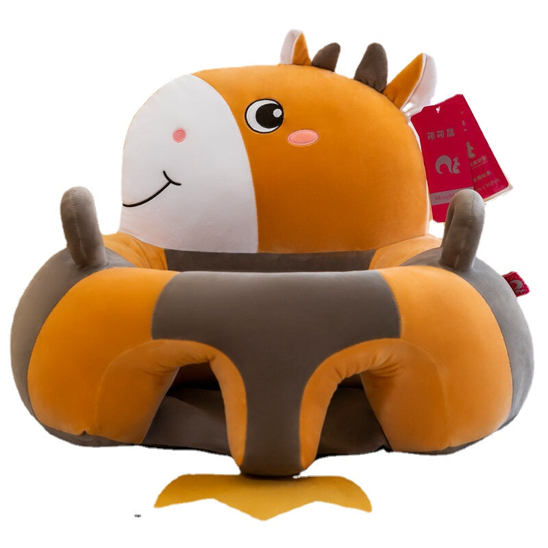 Cartoon Animal Baby Sofa Chair Children Seat Learning Soft Sofa Cushion For Baby Home and Car Image 1