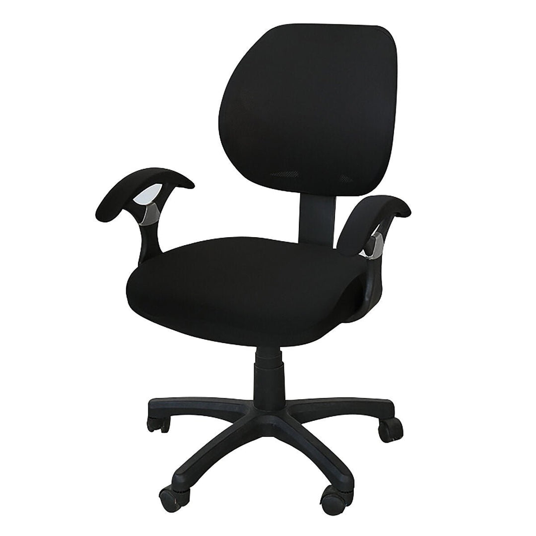 Computer Rotating Chair Protector Stretch Armchair Seat Slipcover Home Office Furniture Decoration Image 1