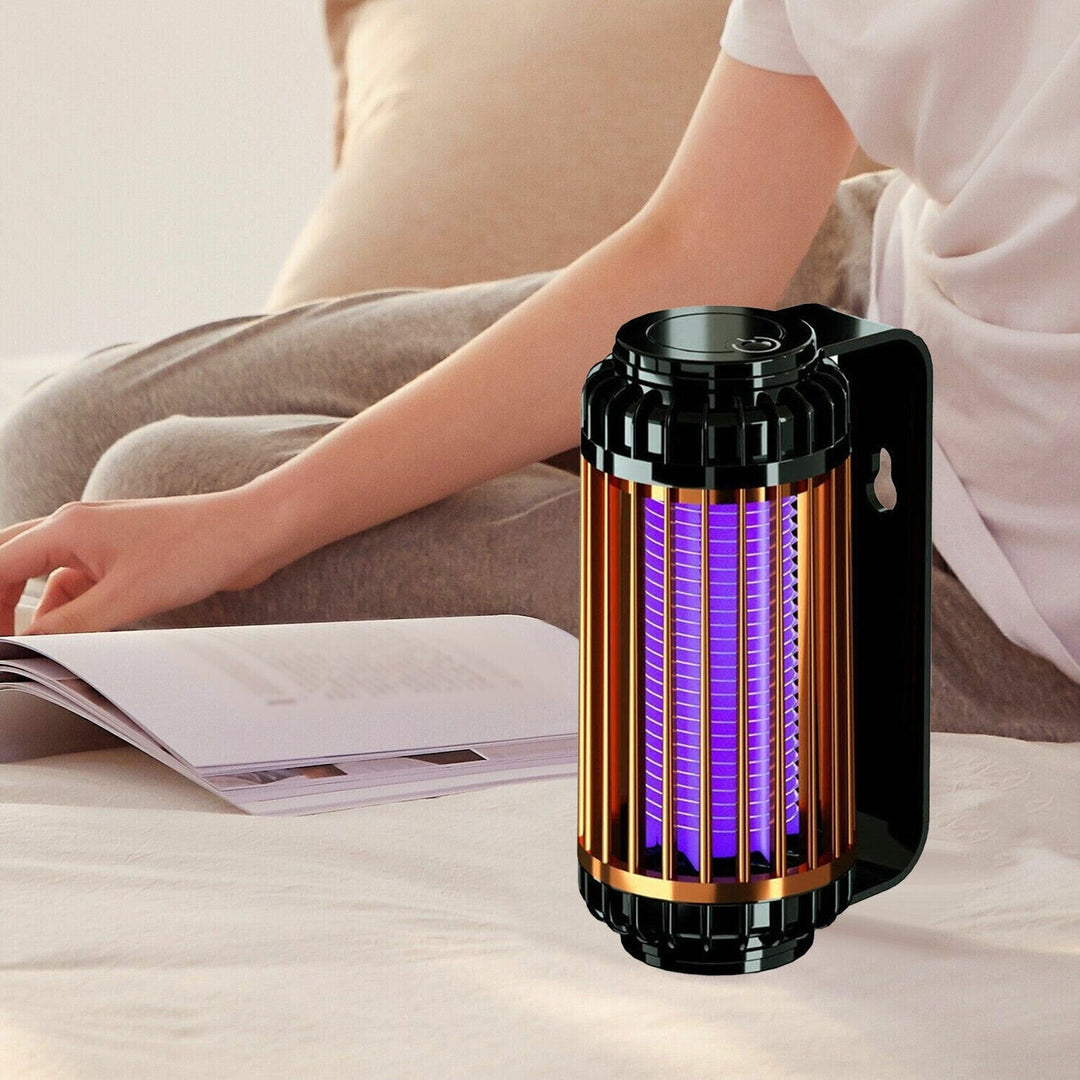 Cordless 3000V Electric Mosquito Zapper Lamp with Rechargeable Battery Image 5