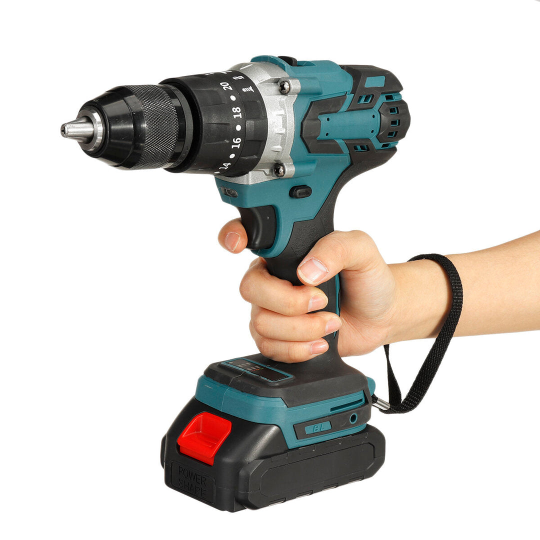 Cordless Electric Impact Drill 3 in 1 Rechargeable Drill Screwdriver 13mm Chuck Image 6