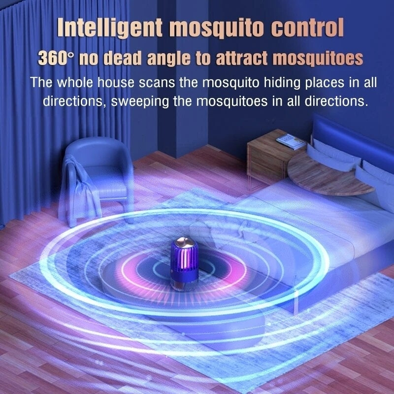 Cordless Electric Mosquito Zapper with 2000mAh Battery for Home/Patio Image 5