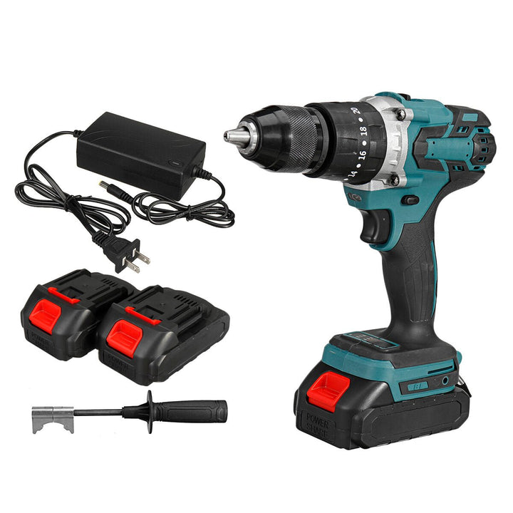 Cordless Electric Impact Drill 3 in 1 Rechargeable Drill Screwdriver 13mm Chuck Image 9