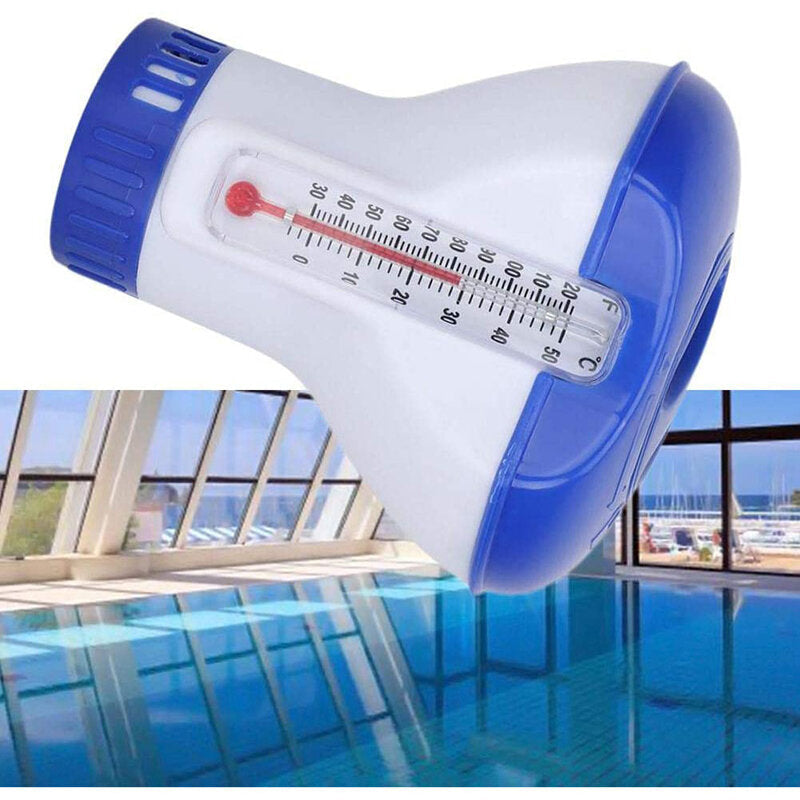 Chlorine Tablet Dispenser Automatic Dosing Device Swimming Pool Accessories With Thermometer Disinfection Automatic Image 4