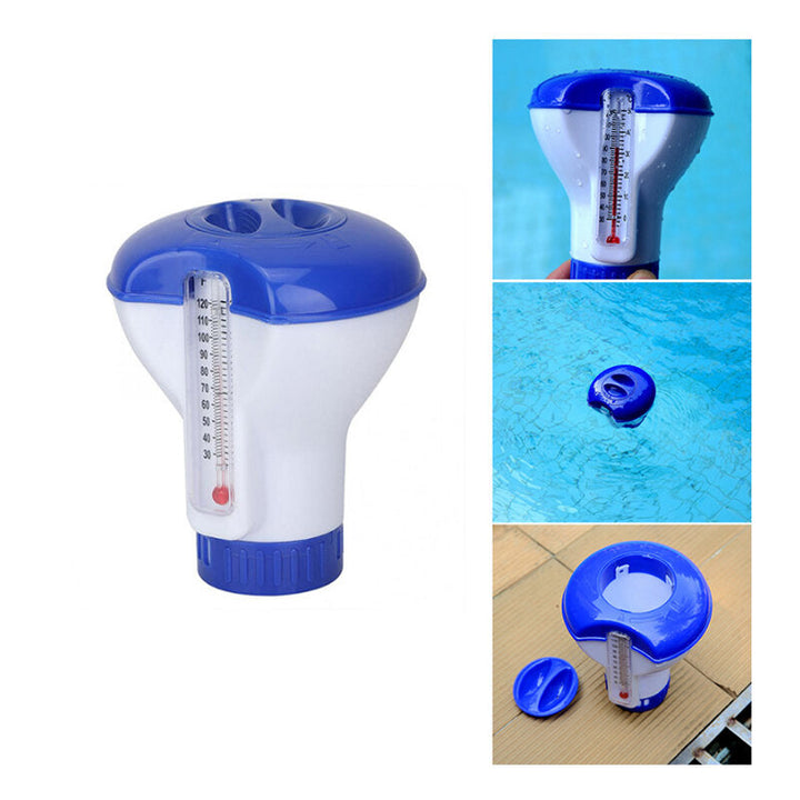 Chlorine Tablet Dispenser Automatic Dosing Device Swimming Pool Accessories With Thermometer Disinfection Automatic Image 7