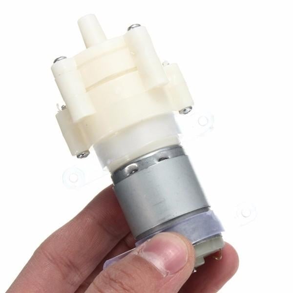 DC6-12V Aquarium Fish Tank Round Water Air DC Diaphragm Pump Image 1