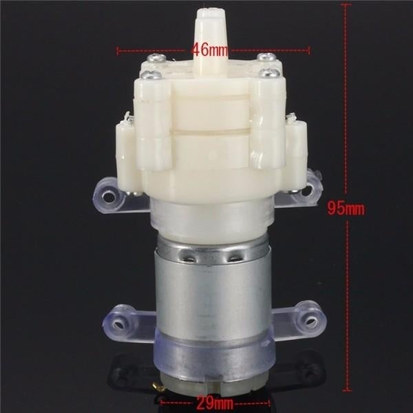 DC6-12V R385 Aquarium Fish Tank Round Water Air DC Diaphragm Pump Image 4