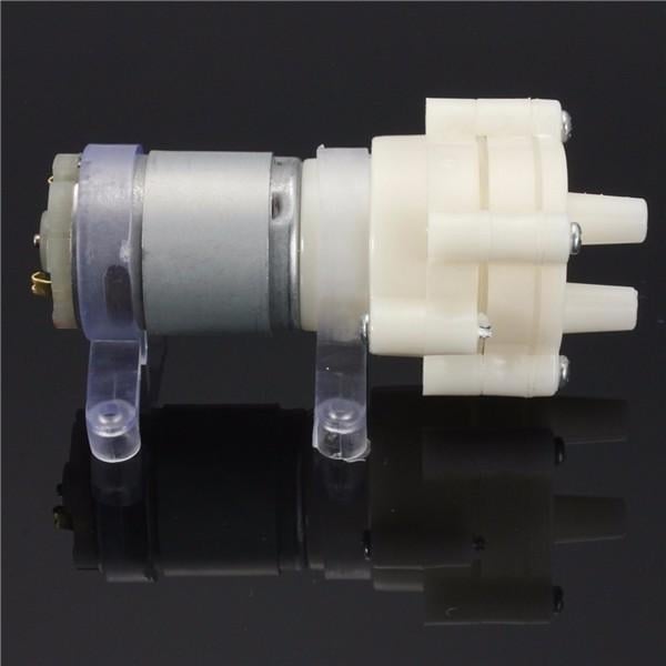 DC6-12V Aquarium Fish Tank Round Water Air DC Diaphragm Pump Image 7