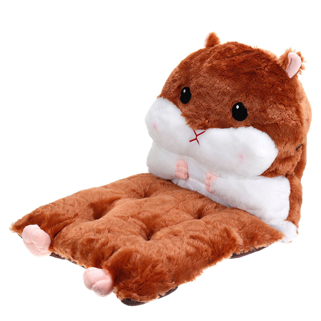 Detachable Seat Plush Cute Cartoon Hamster Chair Seat Sofa Cushion Pillow Back Pad Child Seat Cushion Home Supplies Image 9