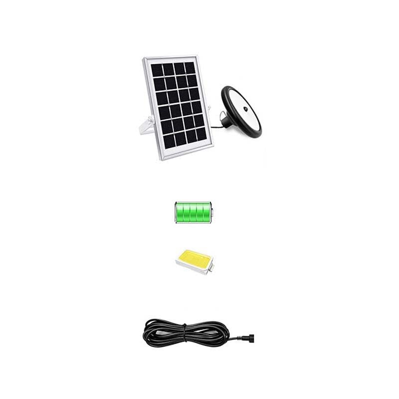 Double Head Solar Pendant Light Waterproof High Capacity Outdoor Indoor Solar Lamp Suitable For Courtyards Garages Etc Image 9