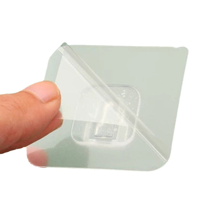 Double-Sided Adhesive Wall Hooks Hanger Strong Transparent Hooks Suction Cup Sucker Wall Storage Holder 20pcs Image 3