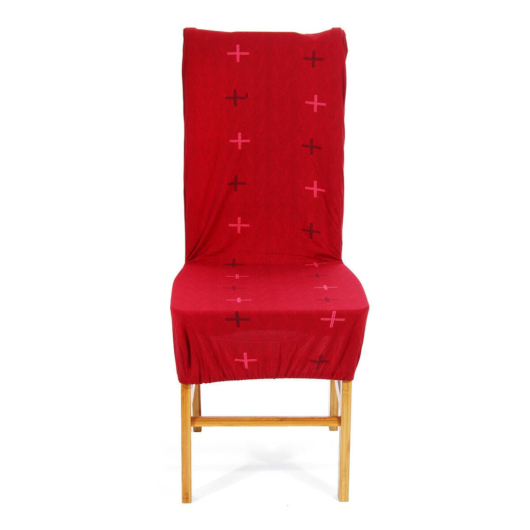 Dining Chair Cover Stretch Chair Seat Slipcover Office Computer Chair Protector Home Office Furniture Image 1