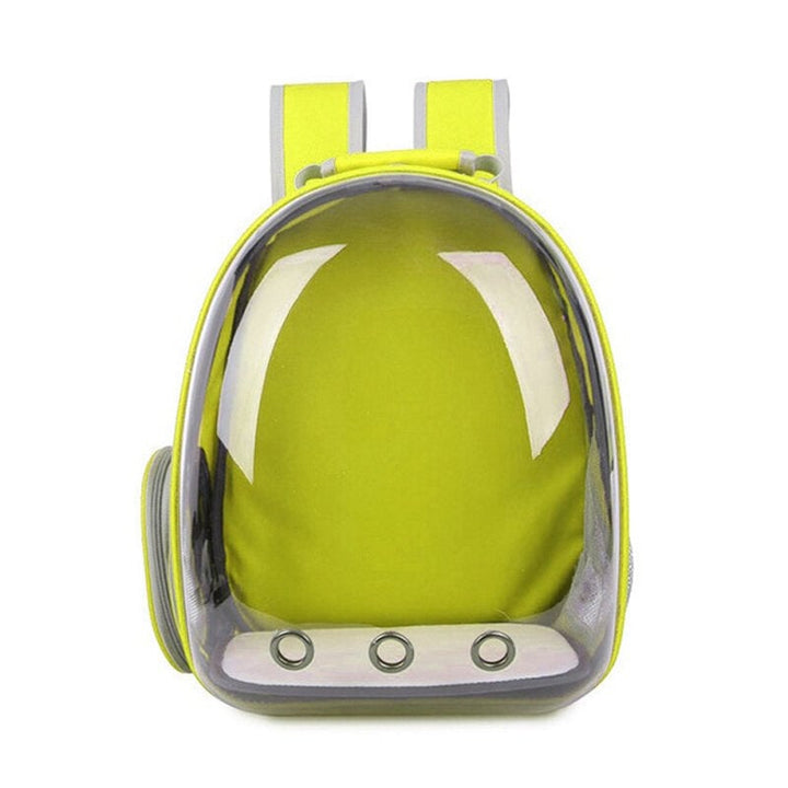 Dog Cat Transparent Space Capsule Breathable Shoulder Bag Pet Outside Travel Portable Carry Backpack Image 1