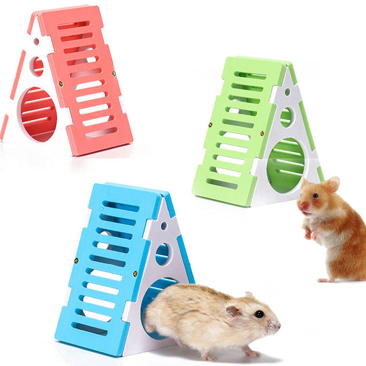 Ecological Board Hamster Sleeping House Nest for Small Pets Chinchillas Guinea-pig Small Pets Cage Toys Image 1