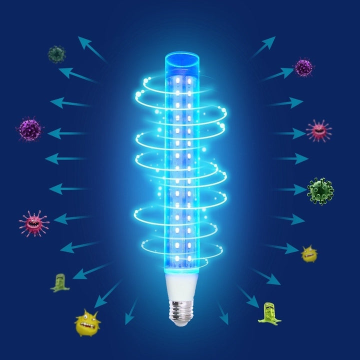 E27 UVC Ultraviolet UV Light Tube Bulb 28W Dis-infection Lamp Sterili-zation Mites Lights Germicidal Lamp Bulb Image 7