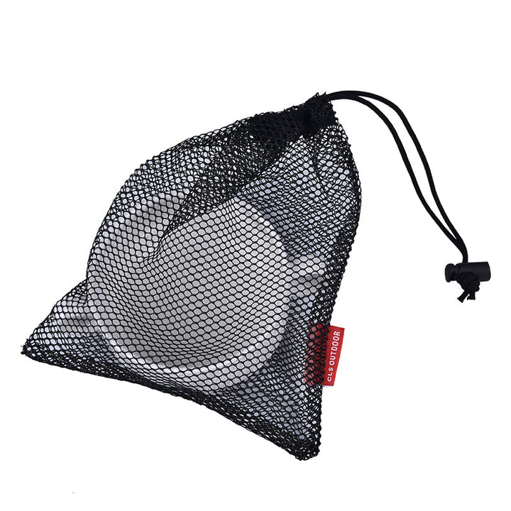 Durable Nylon Mesh Drawstring Bag Multi Purpose Outdoor Travel Stuff Sack Storage Bag Camping Bottle Pot Pan Carrier Image 7