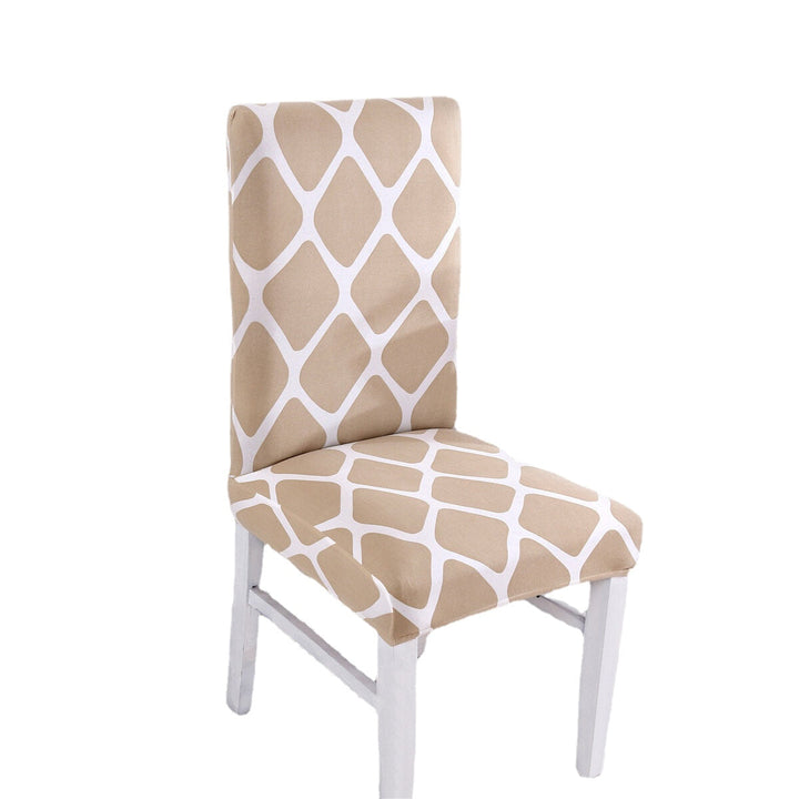 Elastic Dining Chair Cover Stretch Polyester Chair Seat Slipcover Office Computer Chair Protector Home Office Furniture Image 1