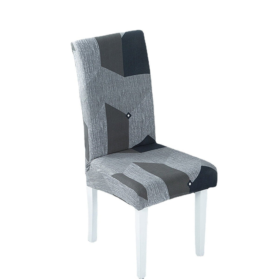 Elastic Dining Chair Cover Stretch Polyester Chair Seat Slipcover Office Computer Chair Protector Home Office Furniture Image 1