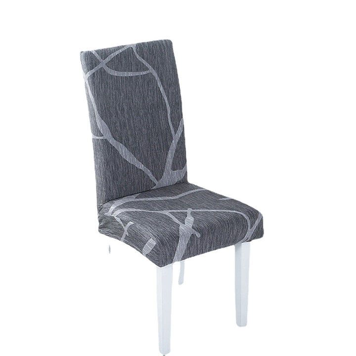 Elastic Dining Chair Cover Stretch Polyester Chair Seat Slipcover Office Computer Chair Protector Home Office Furniture Image 5