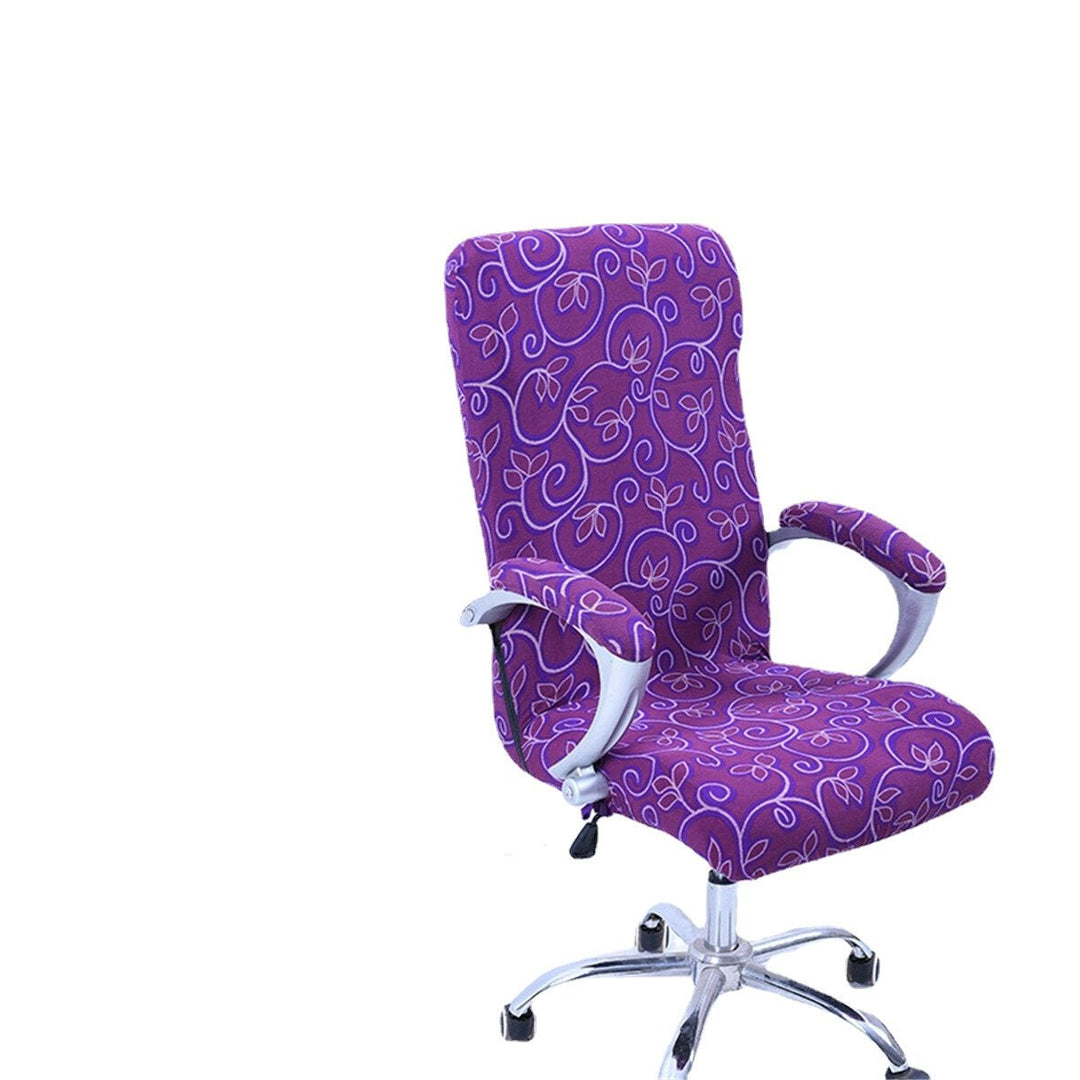 Elastic Office Chair Cover Computer Rotating Chair Protector Stretch Armchair Seat Slipcover Image 1