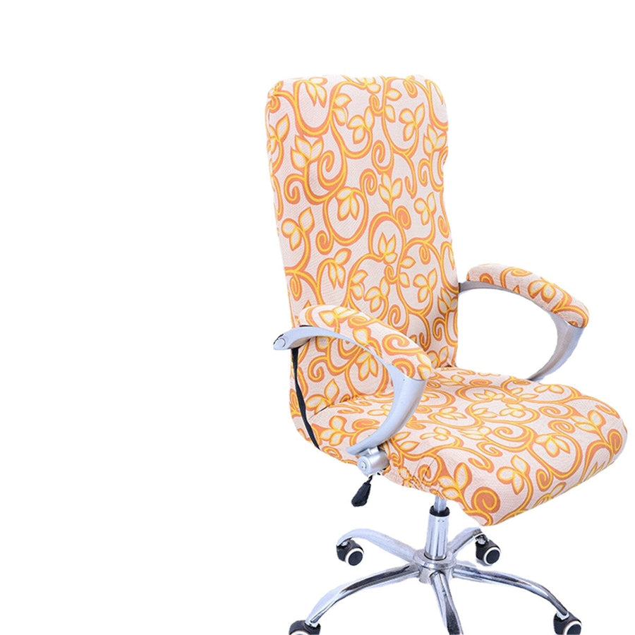 Elastic Office Chair Cover Computer Rotating Chair Protector Stretch Armchair Seat Slipcover Image 1