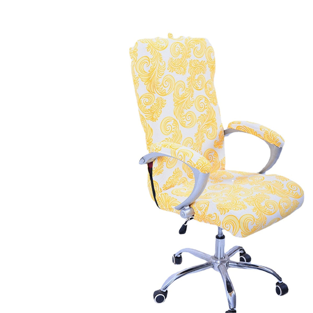 Elastic Office Chair Cover Computer Rotating Chair Protector Stretch Armchair Seat Slipcover Image 1