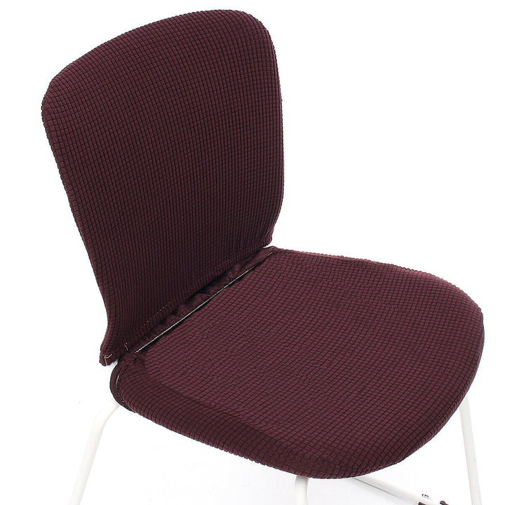 Elastic Velvet Office Chair Cover Computer Rotating Chair Protector Stretch Armchair Seat Slipcover Home Office Image 3