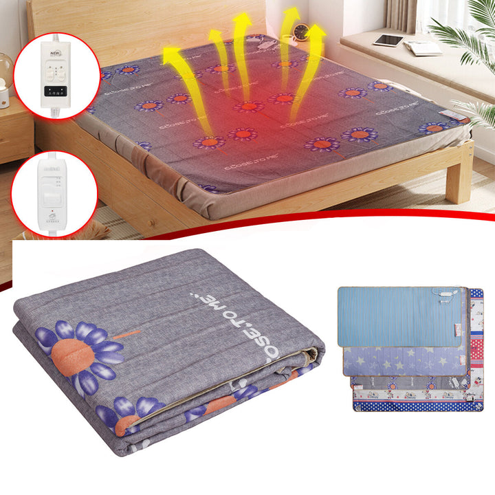 Electric Blanket Waterproof Leakage-proof Electric Heating Pad Temperature Control Remote Control Automatic Power-off Image 2