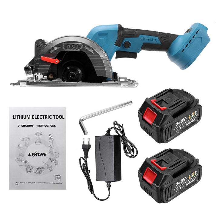 Electric Circular Saw 388VF 125mm Saw Blade Brushless Multi-Angle Cutting Suitable With 18v Battery Image 7