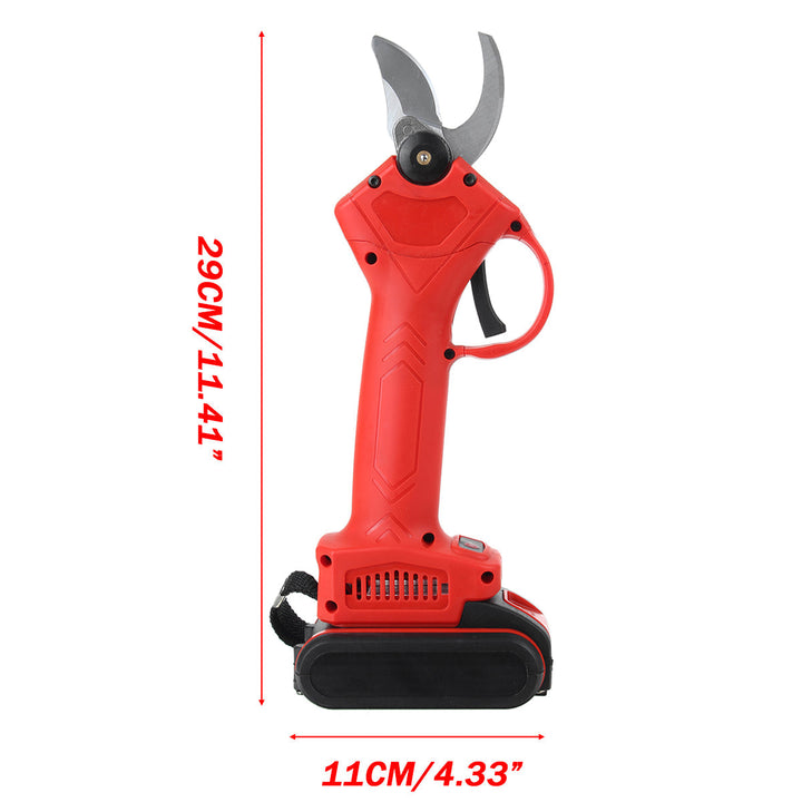 Electric Cordless Rechargeable Pruning Garden Shears Secateur Cutter With Two Batteries Image 7