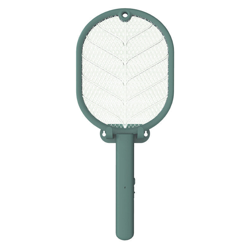 Electric Mosquito Swatter 2-in-1 Mosquito Killer USB Rechargeable Household Camping Silent Electric Fly Swatter Image 1