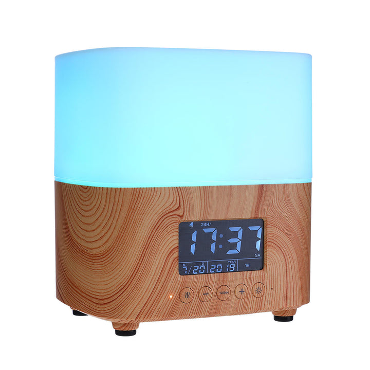 Essential Oil Diffuser 300ML Ultimate Aromatherapy Diffuser with Digital Clock Ideal Gift 7 Color Changing LED Aroma Image 1