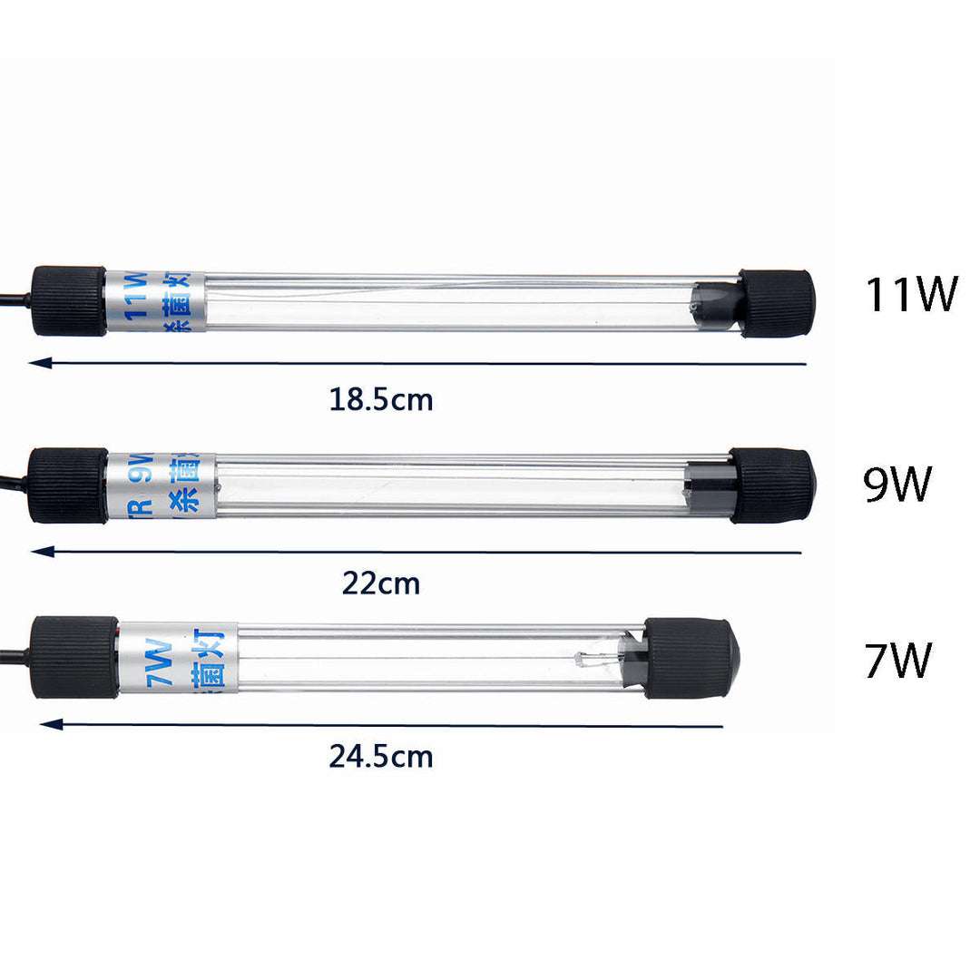 European Standard Round Insert 220V 5W-13W Aquarium Light UV Germicidal Lamp AGermicidal Lamp Submersible Sterilization Image 4