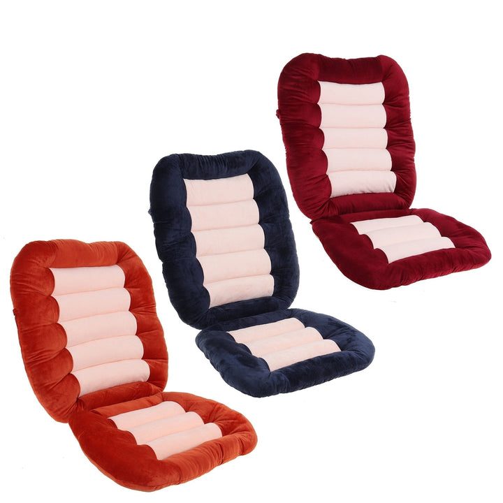 Foldable Dining Garden Patio Office Soft Antiskid Chair Seat Back Pads Cushion for Home Supplies Image 2