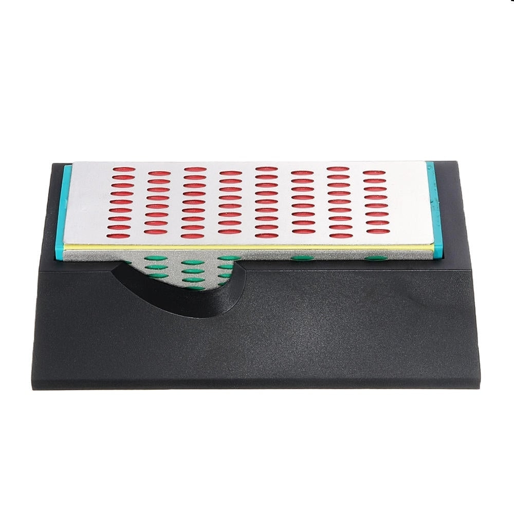 Four Side Knife Sharpener Cutter Sharpen Stone Corundum Whetstone Grindstone 200/300/400/600 Grit Image 4