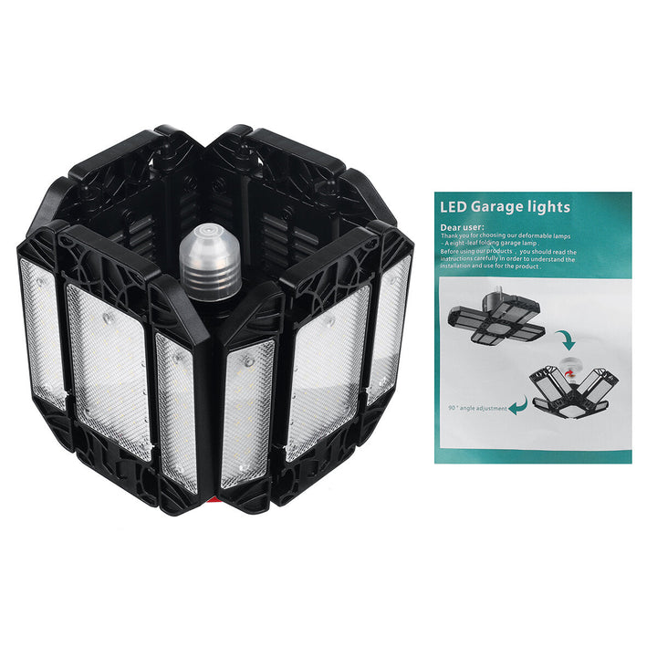 Folding LED Garage Light Super Bright Portable Warehouse Factory Light Canopy Work Light Image 3