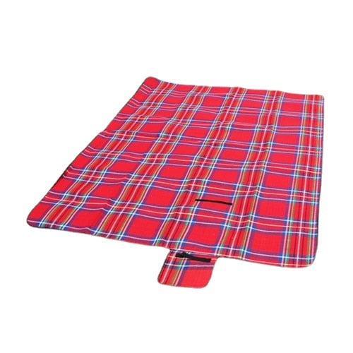 Folding Beach Cushion Spring Outdoor Picnic Lightweigh Waterproof Sleeping Camping Pad Mat Moistureproof Plaid Blanket Image 6