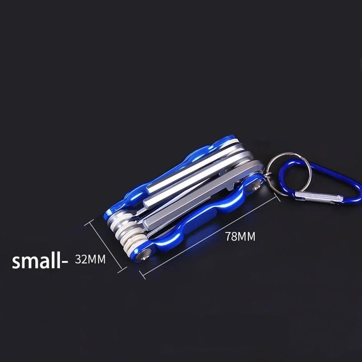 Folding Hex Wrench Metal Metric Allen Wrench set Hexagonal Screwdriver Hex Key Wrenches Allen Keys Hand Tool Portable Image 3