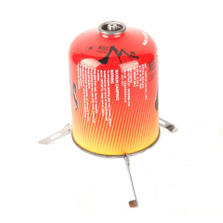 Gas Tank Holder Outdoor Camping Tank Bracket Stainless Steel Folding Stand Cooking Gas Bottle Tripod Image 3