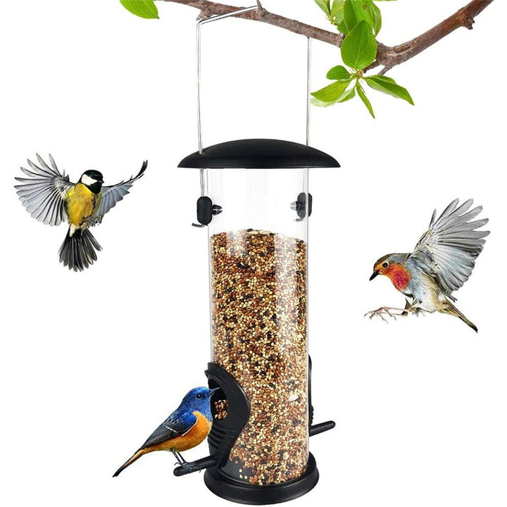 Hanging Wild Bird Seed Feeder Bird Feeding Tool Garden Paddock Outdoor Decoration Pet Supplies Bird Tableware Bird Image 3