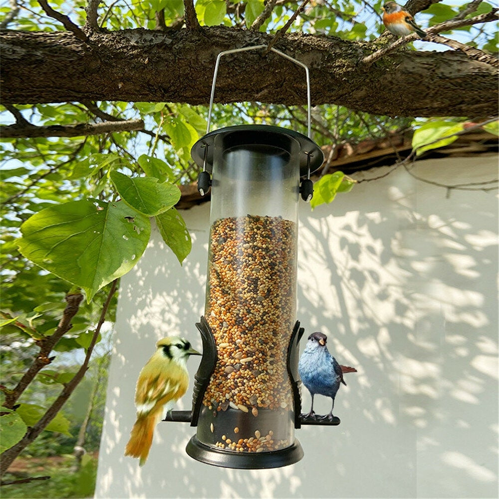 Hanging Wild Bird Seed Feeder Bird Feeding Tool Garden Paddock Outdoor Decoration Pet Supplies Bird Tableware Bird Image 6