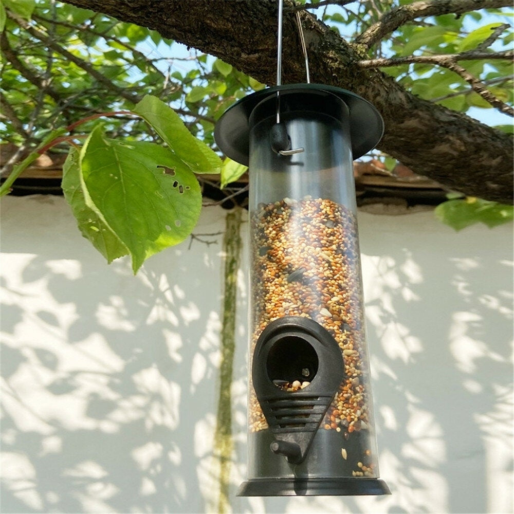 Hanging Wild Bird Seed Feeder Bird Feeding Tool Garden Paddock Outdoor Decoration Pet Supplies Bird Tableware Bird Image 7